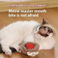Nouvelle balle automatique pour chat et chien 2025, chargeur USB, jouet interactif intelligent en silicone de qualité alimentaire, balle roulante