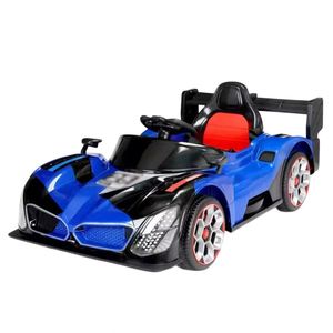 Children's Electric Go-kart <b>Remote</b>-<b>controlled</b> Electric Vehicle with <b>Lights</b> and Music Toy Car, Four-wheel Rechargeable Vehicle - Product Image 3