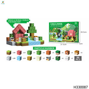 Pour <span class=keywords><strong>Super</strong></span> <span class=keywords><strong>Mario</strong></span> 96 pièces bricolage blocs de construction éducatifs ensemble carreaux d'engrenage en plastique imbriqués avec sac de rangement - Product Image 3