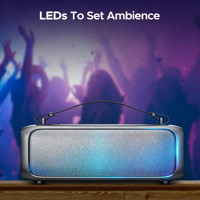 Haut-parleur portable d'extérieur étanche OEM/ODM d'usine avec audio bidirectionnel V5.3, crossover, subwoofer, forme personnalisée, logo et application