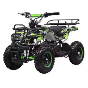 Mini moto de poche 49cc tendance pour enfants, moteur 2 temps, <span class=keywords><strong>quad</strong></span> à deux temps, double roues motrices, avec arbre d'équilibrage et construction métallique - Product Image 2