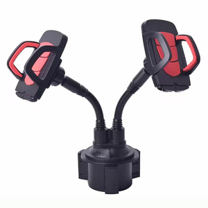 Factory Price Wholesale Adjustable Flexible Dual Cup Holder Phone Mount Stand 360 Rotating Extendable Arm One-Hand Operation - Product Image 5