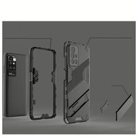 Étui de téléphone portable personnalisé antichoc en TPU souple + PC pour Redmi Note 5/7/8 Pro/8/10, design tendance de rue, support de bande