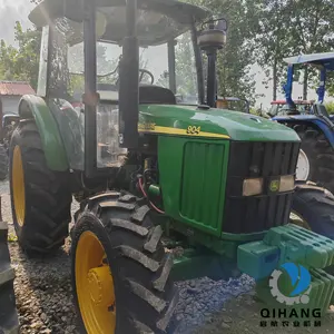 Tractor agrícola usado John Deere de 120HP con cabina Tractores usados en buenas condiciones de calidad