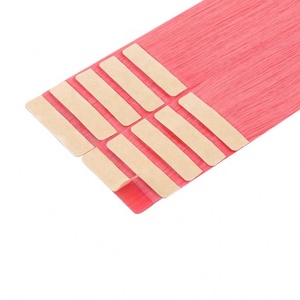 Extensions de cheveux vierges européennes de haute qualité, couleur claire, vente en gros, cuticule complète, Remy, bouclés crépus, soyeux, trame unique, 25g, ruban adhésif - Product Image 4