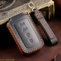 Couverture de porte-clés de qualité supérieure étui en cuir de qualité supérieure protecteur porte-clés couverture voiture porte-clés à distance intelligent