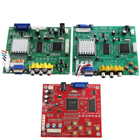 Véritable carte convertisseur de signal vidéo d'arcade GBS-8200 RGB/CGA/EGA/YUV VGA LCD HD PCB vert pour NEO GEO Arcade Game Machine Metal