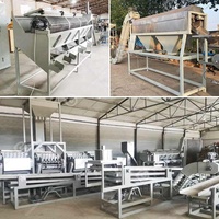 Ligne de production complète de traitement des noix de cajou en Chine, tri, récolte, traitement des noix, machine à décortiquer