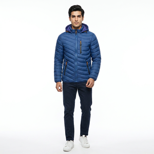 Blouson matelassé à capuche, veste d'hiver respirante, vêtement décontracté pour la saison hivernale, couleur magnifique, nouvelle blouson matelassé pour homme - Product Image 1