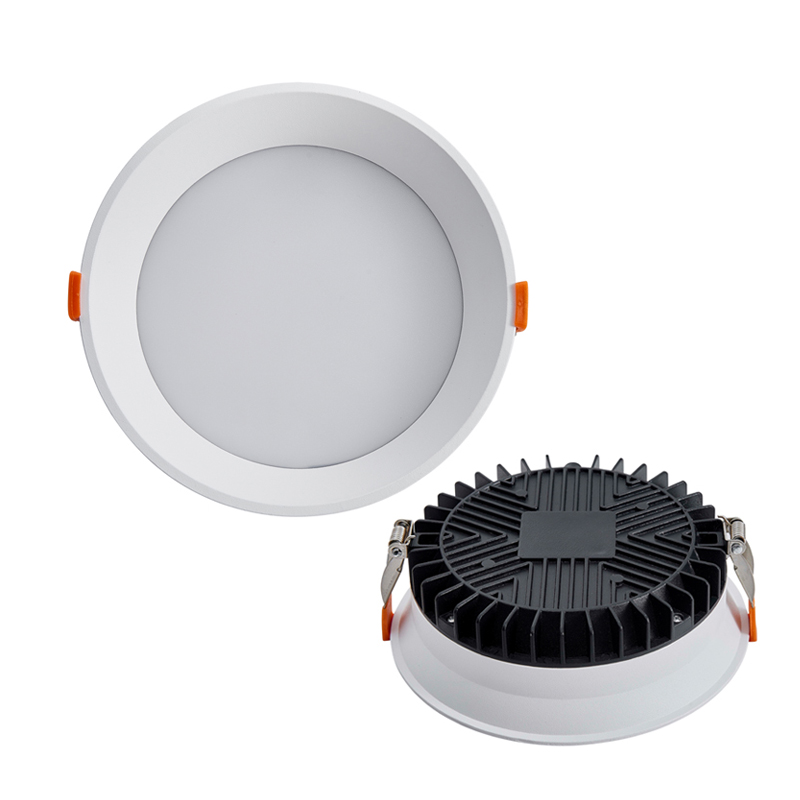 downlight for recessed concrete ceiling