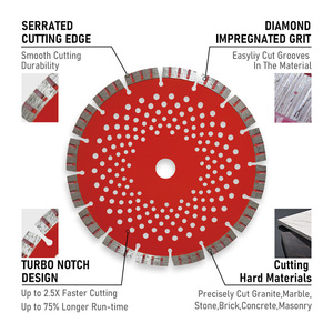 Lame <span class=keywords><strong>de</strong></span> scie circulaire professionnelle en acier soudé haute fréquence pour la découpe du béton, personnalisable OEM, polie - Product Image 5
