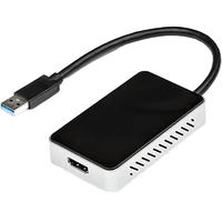 Adaptateur vidéo externe USB 3.0 vers VGA StarTech.com avec 1 hub USB femelle pour ordinateur portable - Compatible Windows - Non compatible Mac/ChromeOS/Linux