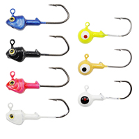Umpan Pancing Jig Head Bulat OEM 5g 7g untuk Umpan Lunak, Crappie, Bass, Trout, Air Tawar dan Air Asin