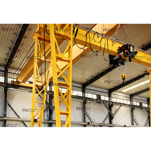 İç ve Dış Mekan Raylı 2 Ton 5 Ton 10 Ton A-Çerçeveli Mobil Tek Kirişli Portal Vinç - Product Image 3