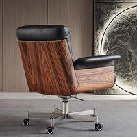 Fauteuil pivotant de designer italien, style nordique minimaliste, fauteuil de direction haut de gamme, réglable en hauteur, luxe léger, pour chambre et hôtel
