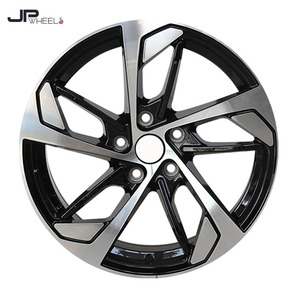 Vente en gros de jantes de voiture à rayons multiples Jantes noires 17 pouces 5x112 5x100 Jantes en alliage pour VW #11018 - Product Image 3