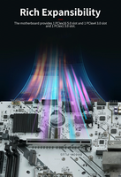 B660 Pc Motherboard 12 13. Desktop Mainboard LGA1700 Dual DDR4 64GB WIFI M-ATX Computer Gaming Motherboard