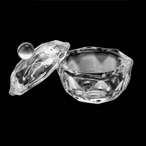 Coppa in Vetro per Pulizia Pennelli Nail Art con Coperchio, Design a Stella di <span class=keywords><strong>Anice</strong></span>, Strumento Professionale per Manicure - Product Image 4
