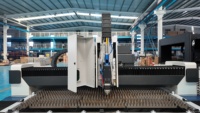 Máquina de Corte Láser 2 en 1 Jowuey 1325, Doble Fibra y CO2, Cabezal Doble CNC, para Metal, Acrílico y Madera