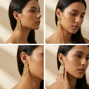 Boucles d'oreilles rondes pour femmes avec incrustation de zircon scintillant, plaqué or PVD, acier inoxydable 304, bijoux de mode hypoallergéniques - Product Image 2