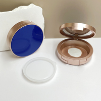 Nouvelle boîte compacte ronde 5G pour fard à joues et poudre avec miroir, vide, en plastique, pour palette de surligneur et correcteur