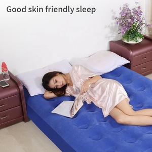Colchón Futón Hinchable Plegable para Tienda de Campaña Flocado Cama de Aire Alta con Bomba Integrada - Product Image 3