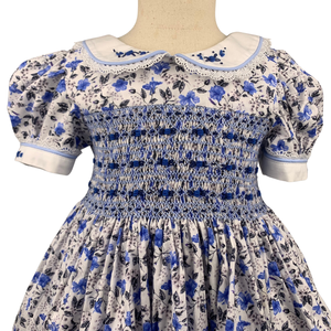 เดรสเจ้าหญิงสำหรับเด็กผู้หญิงอายุ12ปีแต่งกายด้วยผ้าฝ้ายลายดอกไม้100% ออกแบบได้ตามต้องการจากเวียดนาม - Product Image 1