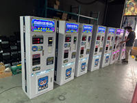 21.5 pouces d'éboulis publicitaires échange changement balayage monnayeur personnaliser distributeur automatique de jetons
