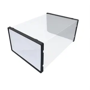 wholesale price acrylic shoe storage box modern for import shoe box shoe plastic box