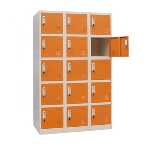 15-DOOR Key-Lock kim loại <span class=keywords><strong>Locker</strong></span> tủ cho phòng tập thể dục trường học & nhân viên hồ bơi ngăn thép <span class=keywords><strong>Locker</strong></span> - Product Image 6