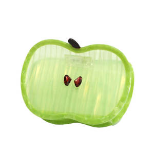 XinMei coreano Eco Friendly acetato <span class=keywords><strong>apple</strong></span> mollette per capelli con mollette per capelli grandi a forma di frutta per le donne all'ingrosso <span class=keywords><strong>clip</strong></span> per capelli personalizzate - Product Image 6