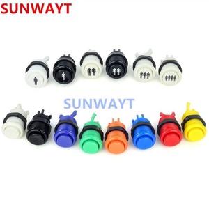 33mm <strong>Buttons</strong> Switching American Happ Style <strong>Push</strong> <strong>Buttons</strong> <strong>Multi</strong> Color <strong>Push</strong> <strong>Button</strong> with Micro-switch Arcade <strong>Game</strong> Machines Parts - Product Image 2