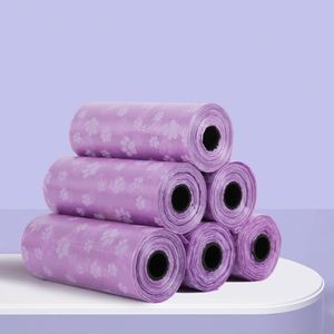 Sacs à crottes de chien portables personnalisés avec cordon de serrage, solution écologique pour les déchets en extérieur, contrôle efficace des odeurs, fabriqués en plastique, pour l'élimination des déchets d'animaux - Product Image 1