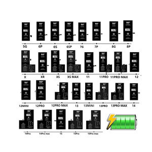Venta al por mayor de baterías recargables para teléfonos móviles, batería de litio para <span class=keywords><strong>iPhone</strong></span> 4 5 6 7 8 Plus X XS Max <span class=keywords><strong>SE</strong></span> 11 12 pro Max batería - Product Image 4