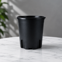 Pots de fleurs biodégradables en plastique PP, vente en gros, durables, légers, avec trous de drainage, pour la ferme, la maison, le jardin, l'extérieur, utilisation au sol