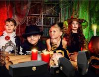 Boîte inachevée pin cercueils funéraires boîte Goth décoration artisanat petite fête d'halloween noir Pet enterrements cercueil en bois cercueil pour animaux de compagnie