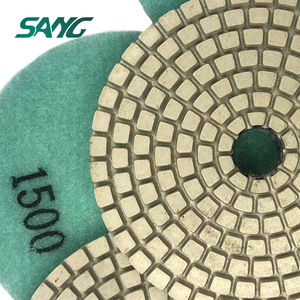 Disques abrasifs en résine humide et sèche SANG <span class=keywords><strong>de</strong></span> 4 pouces, tampons <span class=keywords><strong>de</strong></span> polissage diamantés pour marbre, granit, béton, carrelage, pierre, polisseuse, meuleuse - Product Image 1