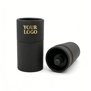 Boîte en tube de papier de luxe personnalisée de haute qualité pour l'emballage de flacons compte-gouttes d'huiles essentielles, avec logo personnalisé imprimé en feuille d'or, fabricant - Product Image 5