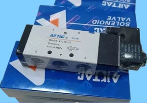 Válvula Solenoide Neumática AirTAC 4V41015A 4V410-15 para Sistema de Automatización Hidráulica en Stock - Product Image 5