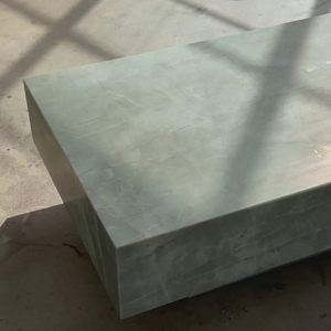 Mesa de Centro de Cuarzo <span class=keywords><strong>Esmeralda</strong></span> Natural de Estilo Retro de Lujo Cammy Stone, Moderna y Baja, para Sala de Estar, <span class=keywords><strong>Villa</strong></span>, <span class=keywords><strong>Hotel</strong></span>, Hogar - Product Image 6