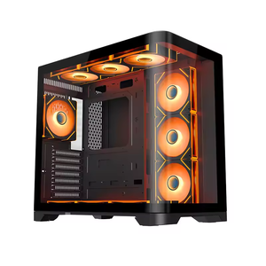 Kính Cong Xem Đầy Đủ Máy Tính Chơi Game Trường Hợp ATX Sea View Chơi Game <span class=keywords><strong>PC</strong></span> Trường Hợp <span class=keywords><strong>USB</strong></span> 3.0 360Mm Nướ<span class=keywords><strong>c</strong></span> Cooler Trường Hợp Máy Tính & Tháp - Product Image 1