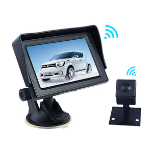 קל להתקין DIY דיגיטלי אלחוטי <span class=keywords><strong>4.3</strong></span> אינץ רכב lcd צג רכב הפוך צג רכב rearview מערכת - Product Image 5
