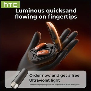 <span class=keywords><strong>HTC</strong></span> NE10 AI <span class=keywords><strong>Bluetooth</strong></span> 6.0 Chảy Màu Sắc Thiết Kế HD Chất Lượng Âm Thanh Phong Cách Tai Nghe Tiếng Ồn Hủy Bỏ Đúng Không Dây Chơi Game Tai Nghe - Product Image 2