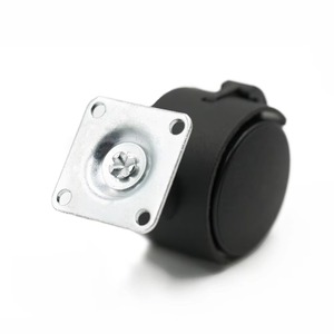 Basic Plate Mount Brake Nylon Furniture Casters 30mm 40mm 50mm 1.5 2 Inch <b>Wheels</b> Widely Used In School - Product Image 2