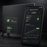 Calentador Infrarrojo para Baño IP44 de 350W, Panel Inteligente WiFi Ultrafino de 18mm, Ahorro de Espacio, Sin Luz, Sin Ruido, Calefacción Silenciosa para Áreas Húmedas