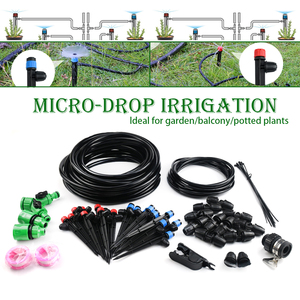 Tự làm hệ thống tưới nhỏ giọt hệ thống tưới 8 lỗ phun nước Kit Micro dòng chảy nhỏ giọt 360 độ có thể điều chỉnh vườn tưới nước - Product Image 2