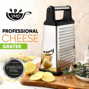 <span class=keywords><strong>Râpe</strong></span> <span class=keywords><strong>à</strong></span> fromage professionnelle de 9 pouces, en acier inoxydable, compatible lave-vaisselle - Product Image 1