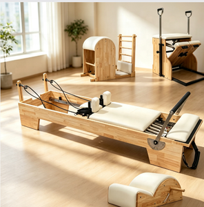 Ensemble de studio de Pilates en bois, Cadillac de Pilates, chaise Wunda, baril d'escalade, équipement de fitness - Product Image 1