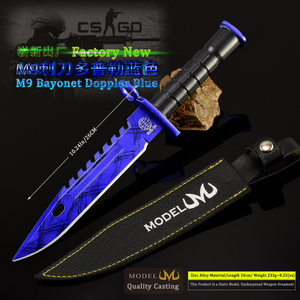 Cuchillo de juguete de aleación serie M9 Counter Strike, arma de juguete, accesorio para juegos de rol, modelo personalizado de nicho, regalo para niños, adorno de colección - Product Image 2