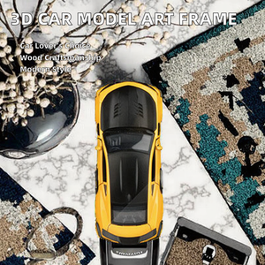 Hiện đại ba chiều đua mô hình xe hợp kim khung hình cho treo và sinh nhật dịp thủ công mỹ nghệ gỗ kỹ thuật - Product Image 3